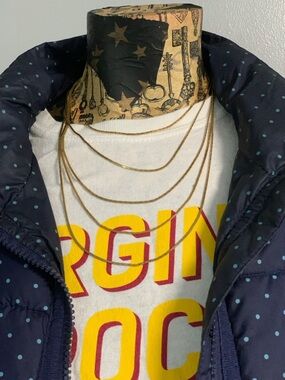 Monet Gold-Tone Multi Strand Layered Necklace